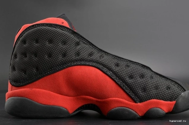 Jordan mens 414571-004  13 Air red black RetroBred 0613